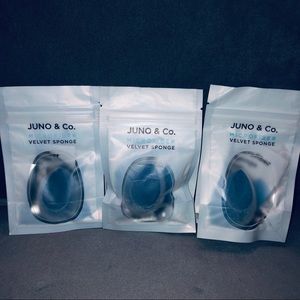 BRAND NEW JUNO&CO. Microfiber velvet sponge trio
